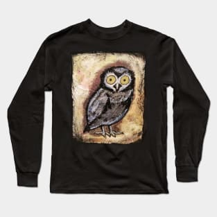 Vintage Owl Long Sleeve T-Shirt